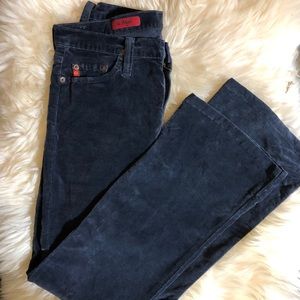 AG Adriano Goldschmied The Angel Low Rise Velveteen Bootcut Jeans 27
